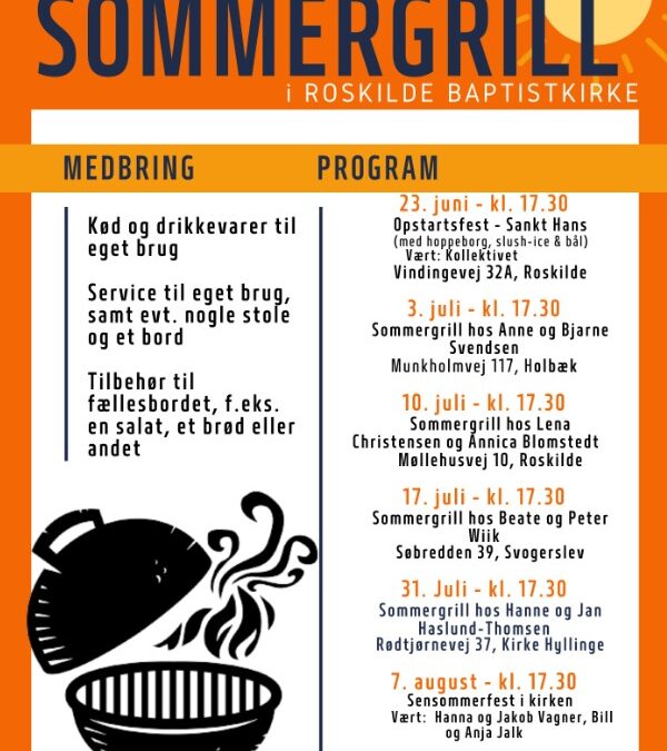 Velkommen til sommergrill